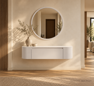 Gang wand kast ivory