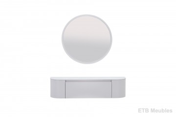 Wand meubel ivory