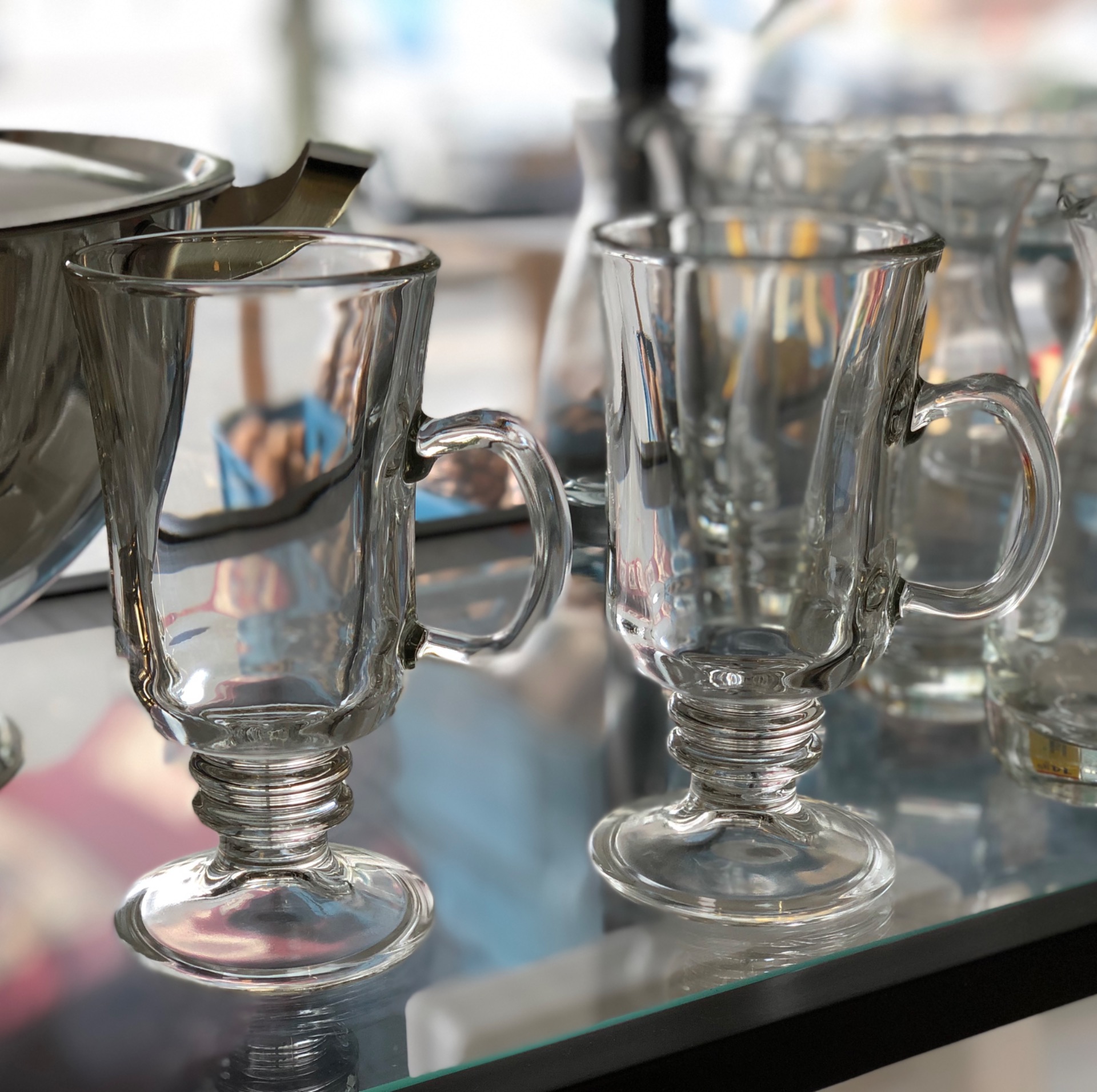 revolutie Afbreken Verbanning Irish Coffee – Koffieglazen – Macchiato glazen op voet met handvat - Set  van 6 - BazaarTanger